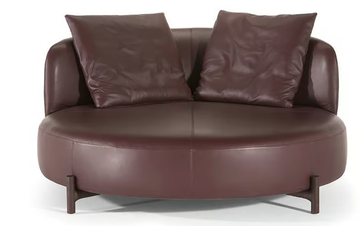 AMALIA - Upholstered day bed by Natuzzi Italia - view 3
